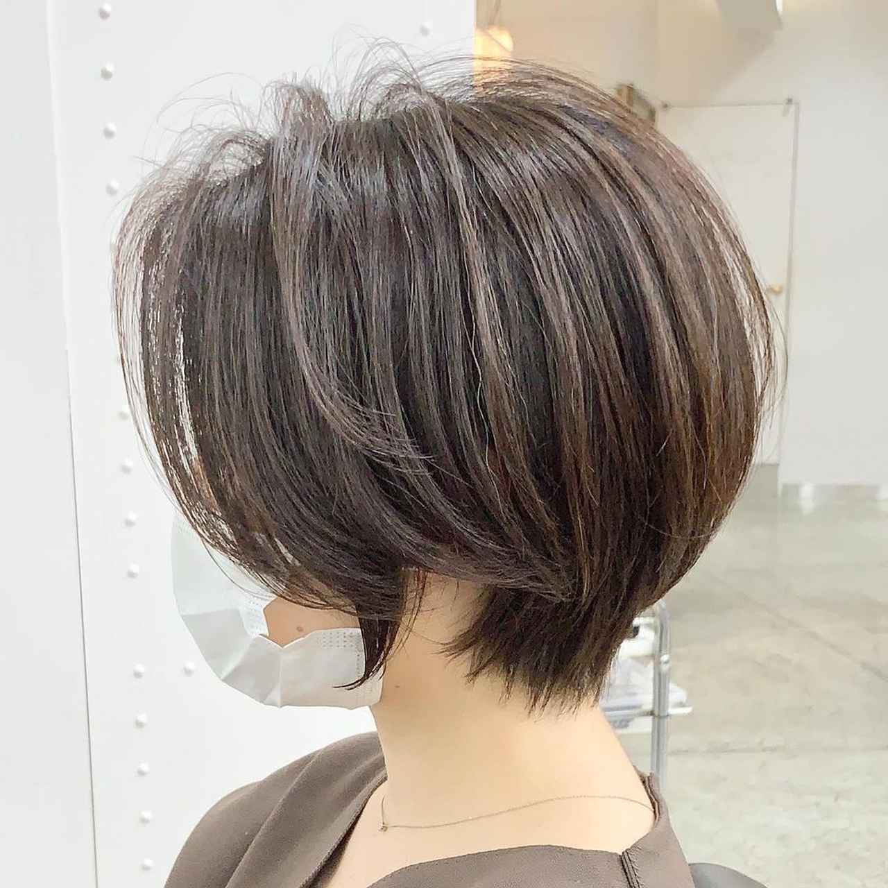 スタイリング超簡単 顔が小さく見える 小顔ショートヘア ローリエプレス