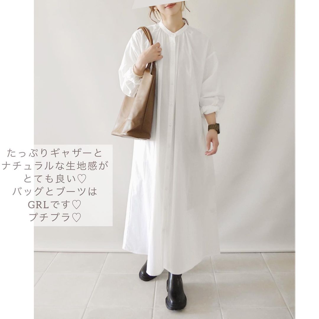 年中使いたい Gu の新作 白シャツワンピ の今風着こなし術 ローリエプレス 年中使いたい Gu の新作 白シャツワンピ の今風着こなし術 ローリエプレス