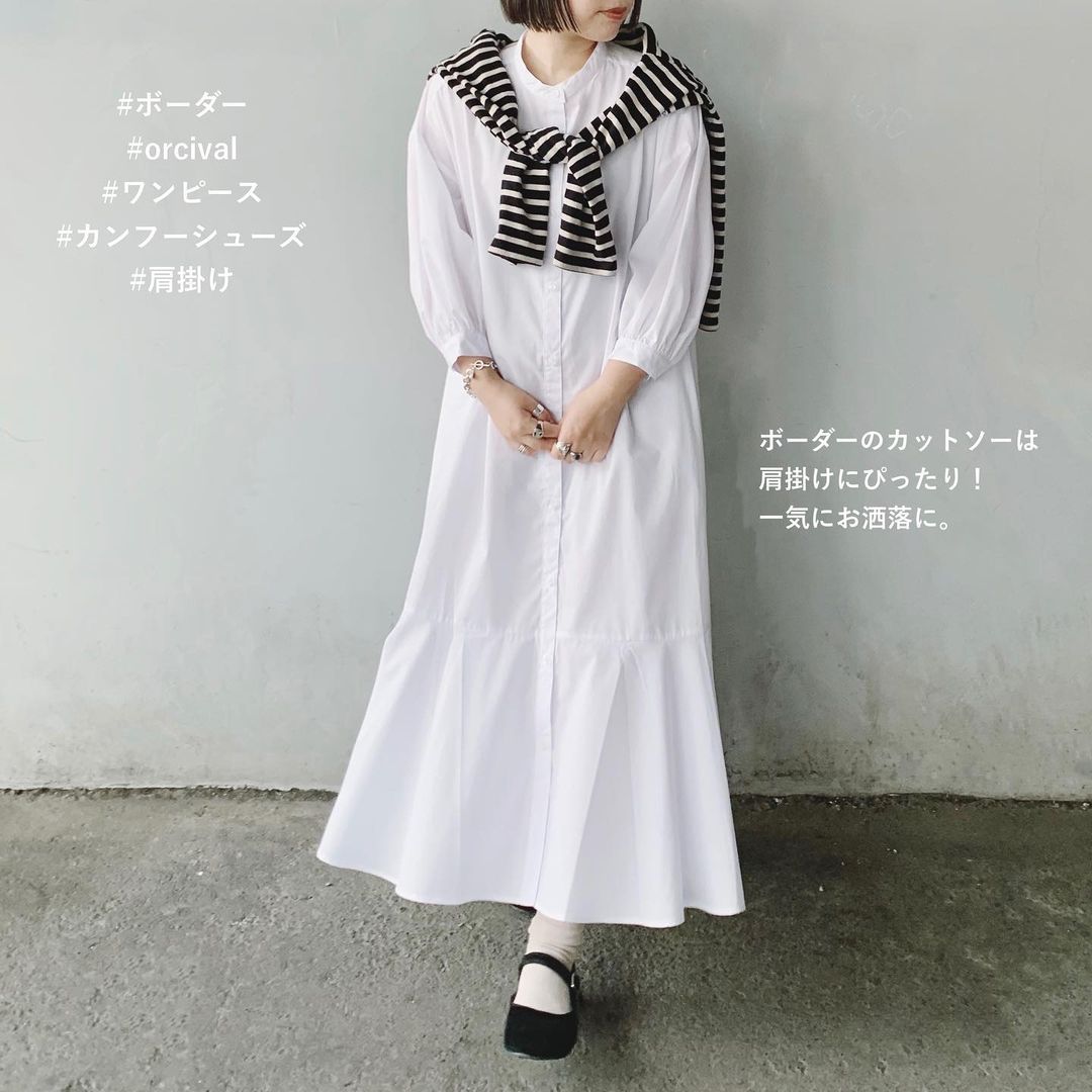 軽率に好き Gu 万能ホワイトの 神ワンピ が大人可愛い ローリエプレス