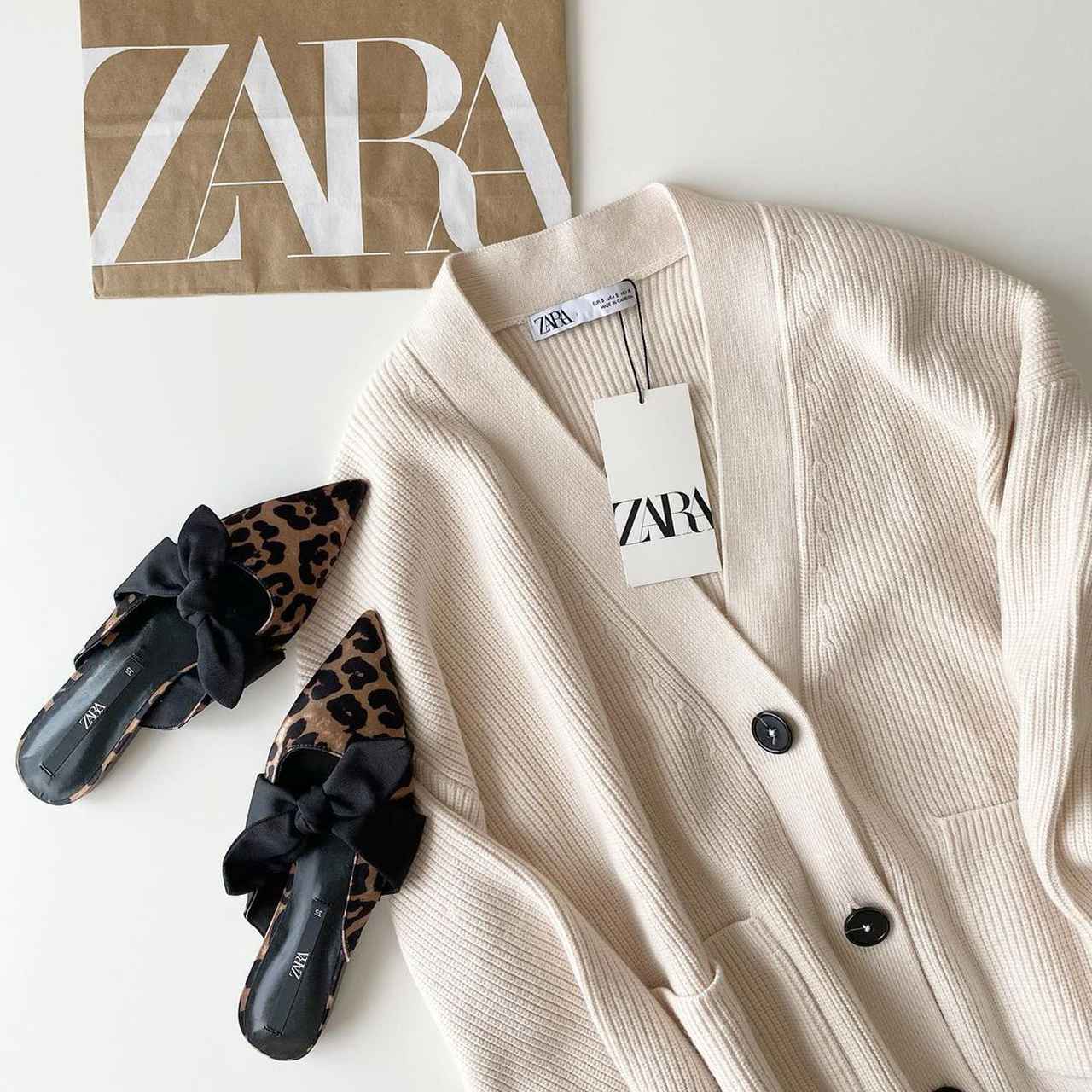 ザラ女、大絶賛♡ 【ZARA】 色気ダダ漏れ「ホワイトカーデ」はこれ