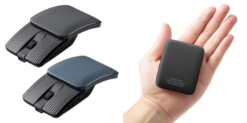 スライドカバー開閉式で小さくなるマウス、サンワサプライが「400