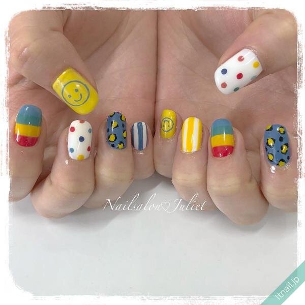 The 元気印 ニコちゃんネイル で明るい指先に ローリエプレス