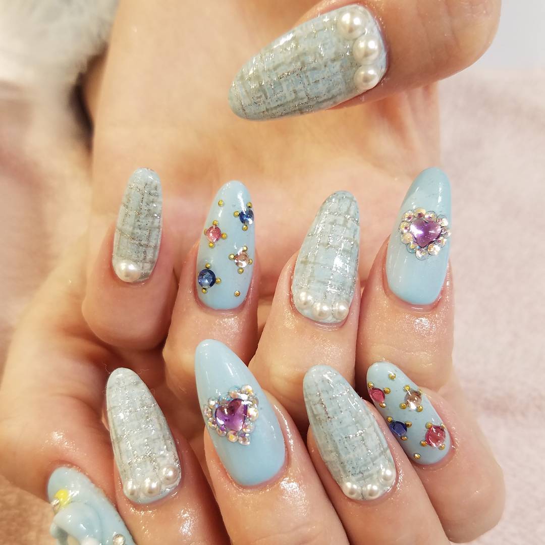 冬にぴったりなツイードネイルデザイン ネイルも冬仕様にチェンジ ローリエプレス