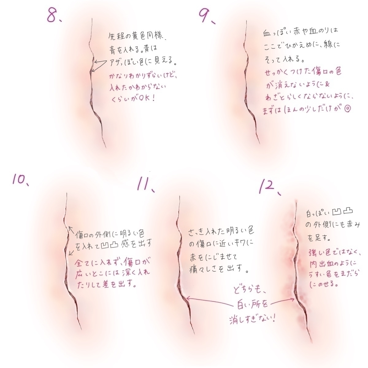 人気ダウンロード 傷 描き方 金属 傷 描き方