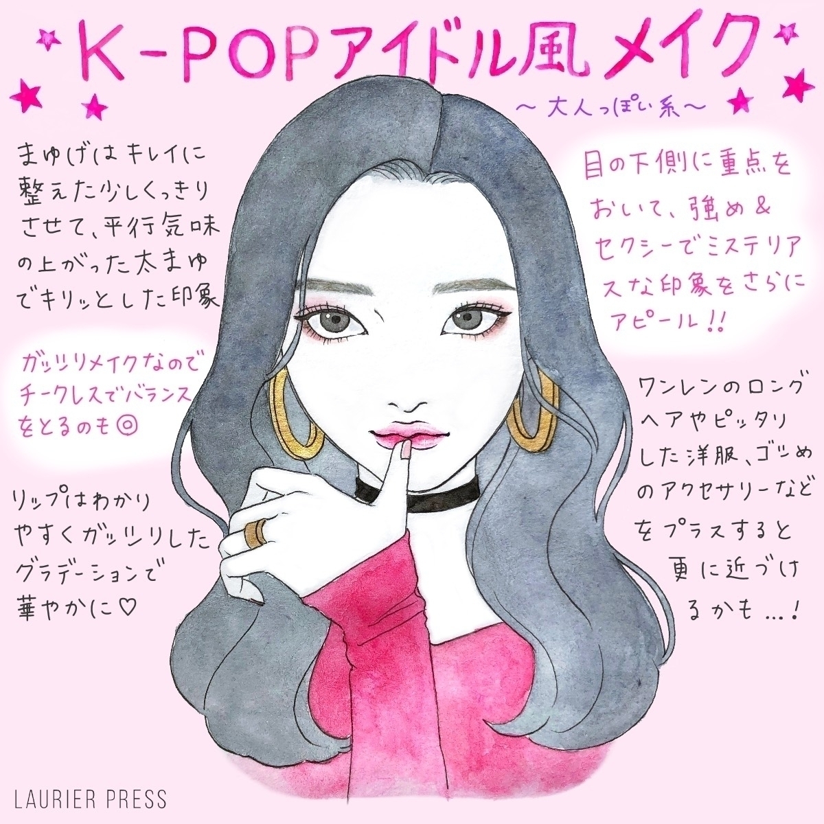 K Popアイドル風メイクのコツ かわいい系 かっこいい系の2パターン