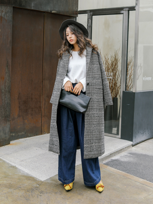 今年らしいアウターなら チェック柄 のチェスターコートに決まり ローリエプレス