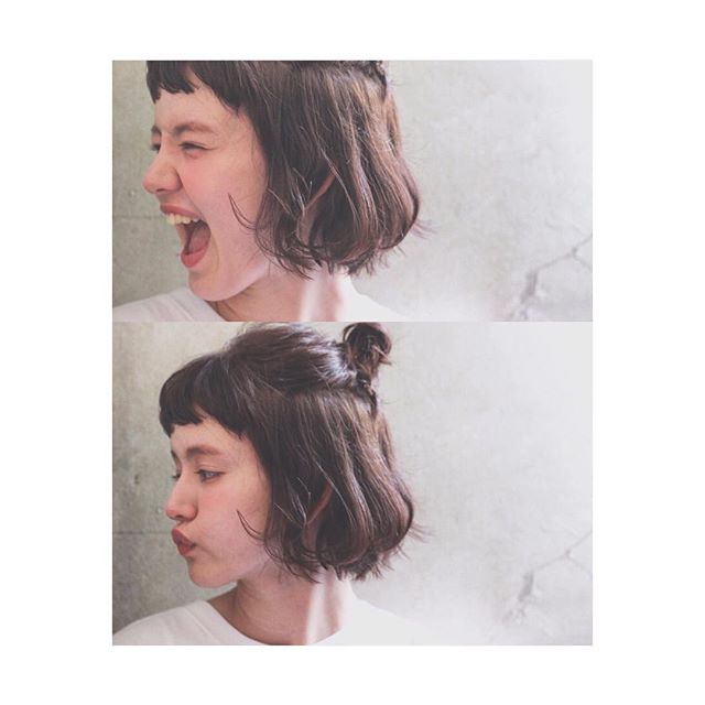 ボブのかわいい髪型 30選 簡単にできるヘアアレンジも ローリエプレス