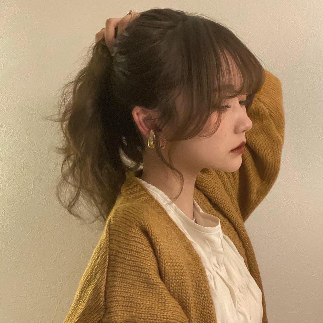 いつもの髪型を韓国女子風にイメチェン 前髪 顔まわりカットヘアカタログ ローリエプレス