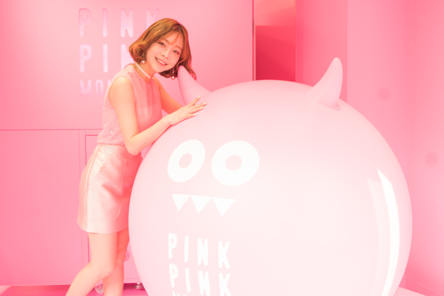 テリちゃんがモデル 新プリ機 Pinkpinkmonster ピンモン ローリエプレス