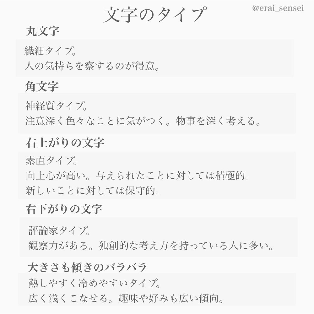 心理テスト 文字の書き方 で性格が分かる 不思議な筆跡心理学 ローリエプレス