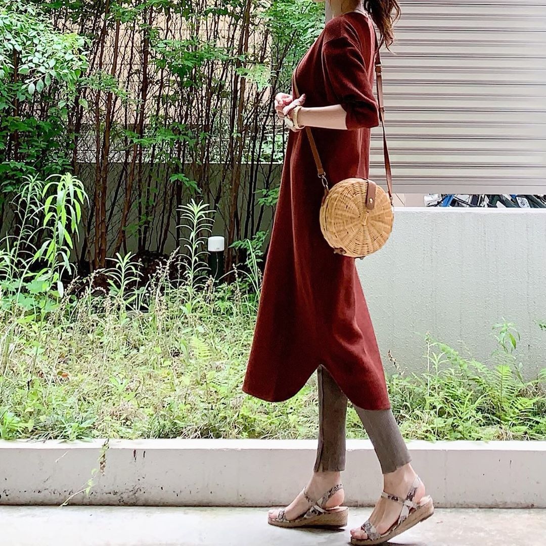 ユニクロのワッフルアイテムで叶える ラフ こなれコーデ 19年9月11日 エキサイトニュース 4 6