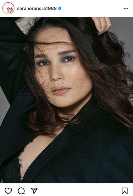 ハリウッド女優みたい 平野ノラ セクシーなモードメイクを施したビューティーショットに反響 ローリエプレス