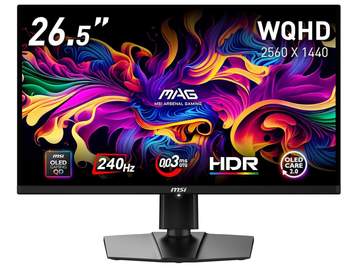 MSI MAG ゲーミングモニター 本体 本日みつけたお買い得品】MSIの26.5型OLEDゲーミングモニターが2万円