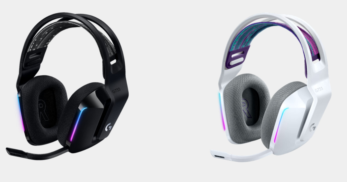 【新品未開封】 ロジクール ワイヤレス 超軽量ゲーミングヘッドセット G733 ロジクール、駆動時間が約89時間に延びたゲーミングヘッドセット
