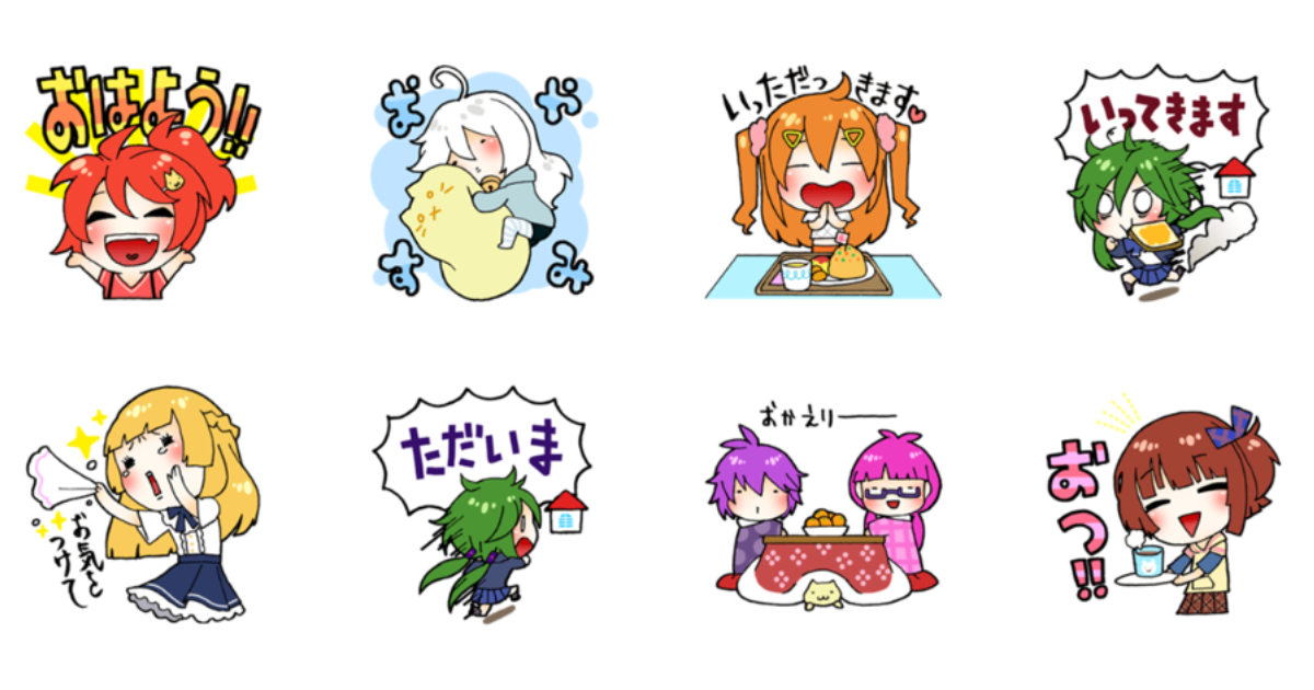 美少女キャラクターコンテンツ「Reflextione」がLINEスタンプを発売 