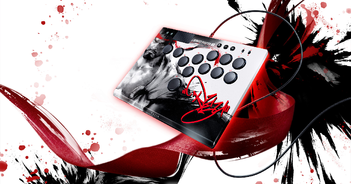 りゅうりゅう すのすけバージョン スト6「リュウ」オマージュのアケコン「RAZER KITSUNE – RYU EDITION