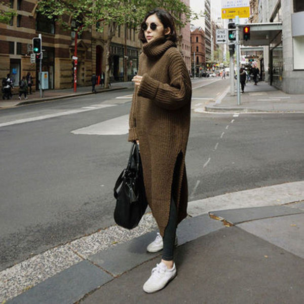 重ね着すればもっと使える 最旬 ニットワンピース のイマドキコーデ術 ローリエプレス