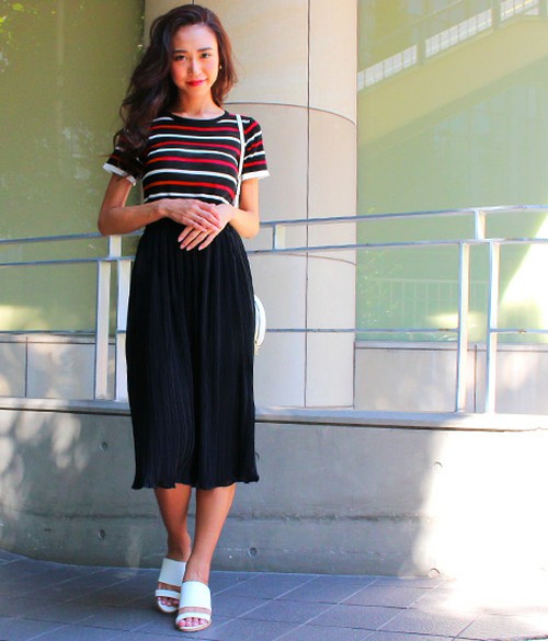 トレンド小物で差をつけるレトロなデニムコーデ オシャレ度大なアイテム選びのコツ イラスト ローリエプレス