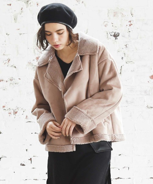 冬本番まで大活躍 定番人気のムートンコートの着こなし方 ローリエプレス