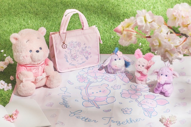 春の風に舞うプーさんと仲間たちの新コレクションが発売「DISNEY