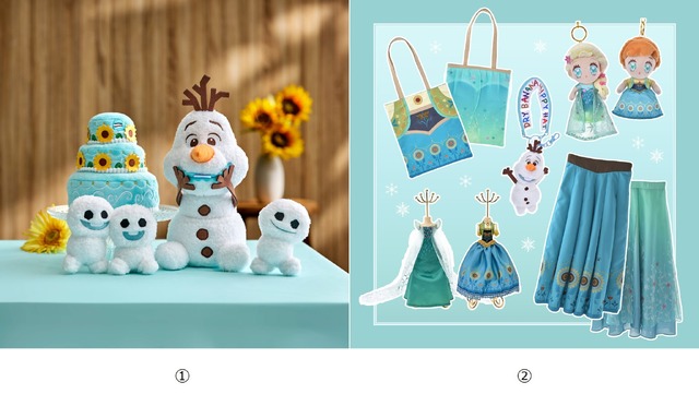 ディズニーストア　アナと雪の女王　オーナメント　セット　エルサ　スノーギース オラフ＆スノーギースも登場！『アナと雪の女王／エルサのサプライズ