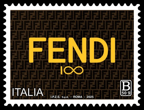 創業100周年を迎えたフェンディの特別記念切手が発行。イタリア全土の
