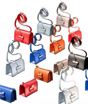 ロエベ　バルセロナ　スモールバッグ　ストーンブルー LOEWE - ロエベ バルセロナ スモールバッグ ストーンブルーの通販 by