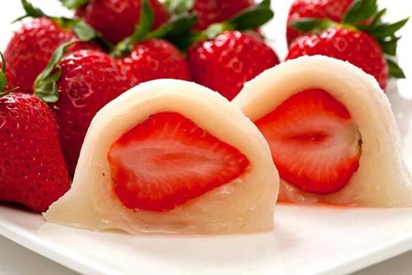 一心堂 川西 北花田など関西各百貨店で催事 大阪 堺発の名店の味 いちごやパインのフルーツ大福 E レシピ 料理のプロが作る簡単レシピ 1 3ページ