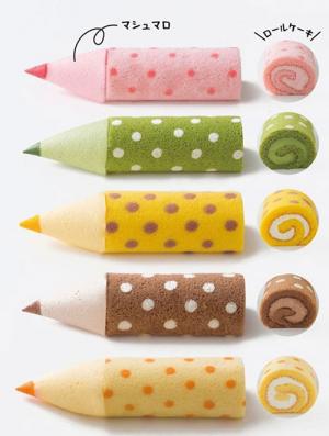 色鉛筆 のようなマシュマロと食べるロールケーキ 色えんぴつろーる 大阪新阪急ホテルに登場 E レシピ 料理のプロが作る簡単レシピ 1 1ページ