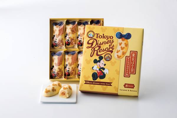 ディズニーリゾート限定 東京ばな奈 発売 ミッキーマウスの模様描いた キャラメルバナナ 味 17年9月4日 ウーマンエキサイト