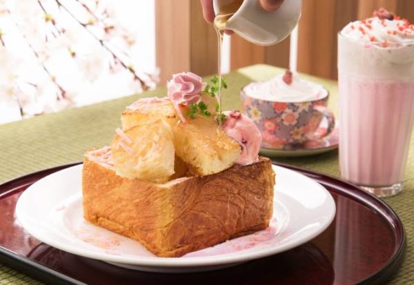 春限定 桜 の香るハニートーストが登場 京都発 高級デニッシュ食パン ミヤビ カフェより E レシピ 料理のプロが作る簡単レシピ 1 2ページ