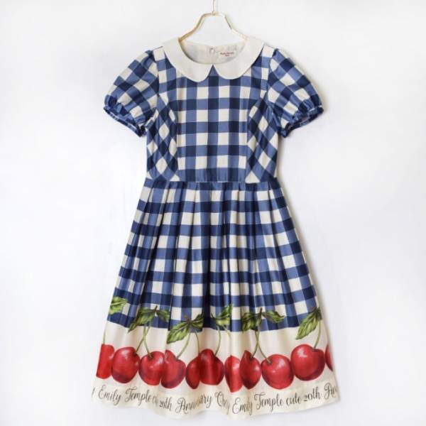 人気　エミリーテンプルキュート　アメリカンチェリー　スカート ギンガムチェック 人気 エミリーテンプルキュート アメリカンチェリー スカート