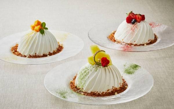さくふわカキ氷 ケーキの新感覚スイーツ スノードームケーキ 中にはフレッシュ果実 ジュレ E レシピ 料理のプロが作る簡単レシピ 1 1ページ