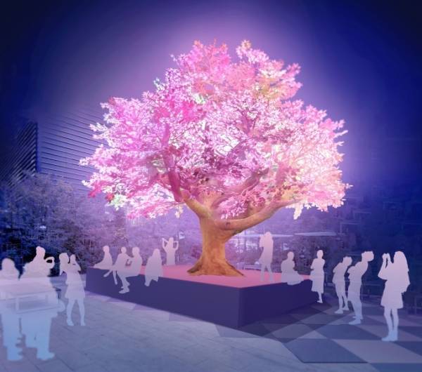 日本橋 桜フェスティバル 桜の木を再現したデジタルアートの お花見 や桜のスイーツなど E レシピ 料理のプロが作る簡単レシピ 1 3ページ