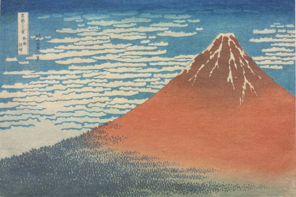 生誕260年記念 北斎の肉筆画 ―版画・春画の名作とともに―」岡田美術館