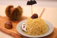 巣ごもりパンケーキ和栗」静岡で、さくさくメレンゲとふわふわパン