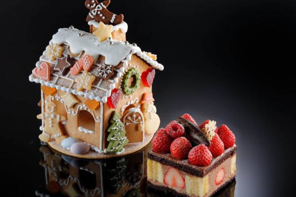 シェラトン都ホテル大阪のクリスマスケーキ クッキーのお菓子の家 や 大粒いちごケーキ E レシピ 料理のプロが作る簡単レシピ 1 2ページ