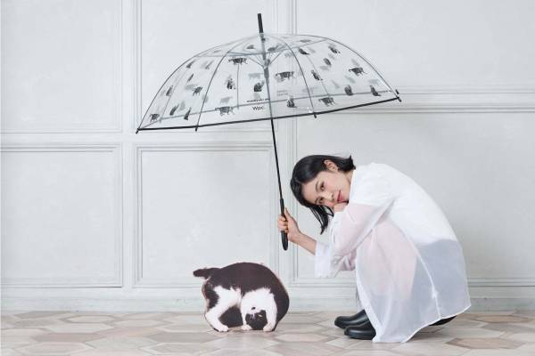 Wpc.×猫写真家・沖昌之の“ねこ柄”ビニール傘、茶トラ猫や“ぶさかわ”猫