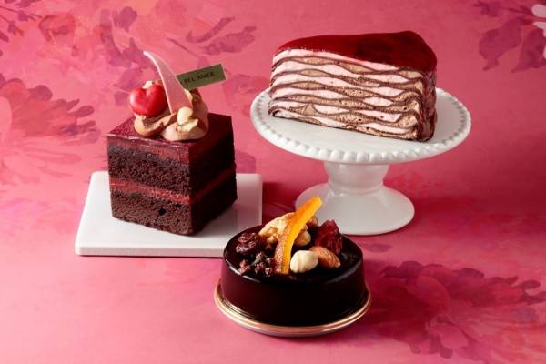 ベルアメールのバレンタイン ハートチョコ を飾ったフランボワーズ ショコラケーキなど E レシピ 料理のプロが作る簡単レシピ 1 2ページ