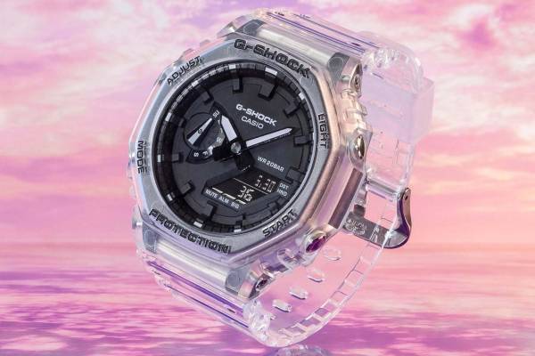 G Shock新作 スケルトン ウォッチ バンドからケースまで透け感クリアカラー 21年2月5日 ウーマンエキサイト 1 2