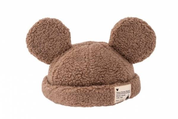 東京ディズニーリゾートの21年秋冬“もこもこ”グッズ、ミッキーの耳付き