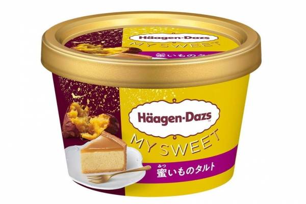 ハーゲンダッツ マイスイート「蜜いものタルト」濃厚な甘さの“蜜芋”アイス、ローソン限定で - E・レシピ[1/1ページ]