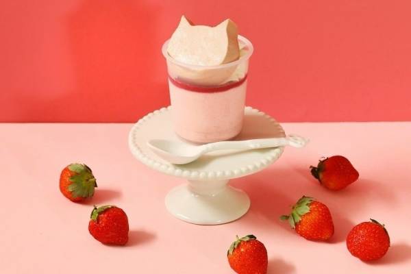 パステル ねこ型チーズケーキ にゃんチー のせ なめらかプリン 限定いちごフレーバー E レシピ 料理のプロが作る簡単レシピ 1 1ページ