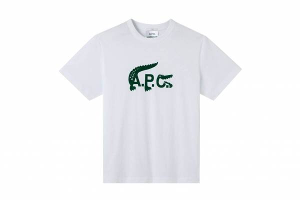A.P.C. ×LACOSTE“A.P.C. ロゴをワニが囲う”コラボTシャツ＆トート 