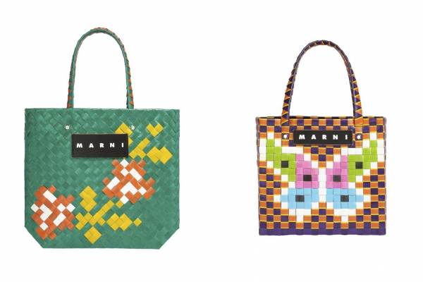 マルニ マーケット」福岡に新作バッグ集結 - カラフルな花々を散りばめ