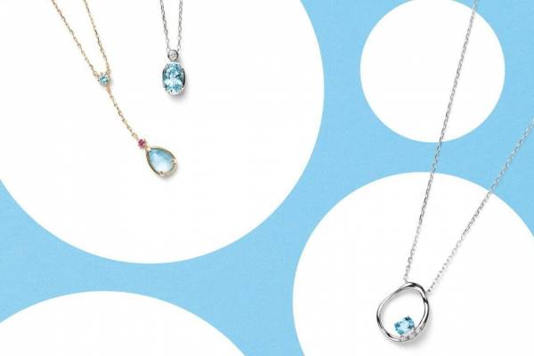 ヴイエー ヴァンドーム青山新作「ブルー」ジュエリー”ぷっくり”雫型