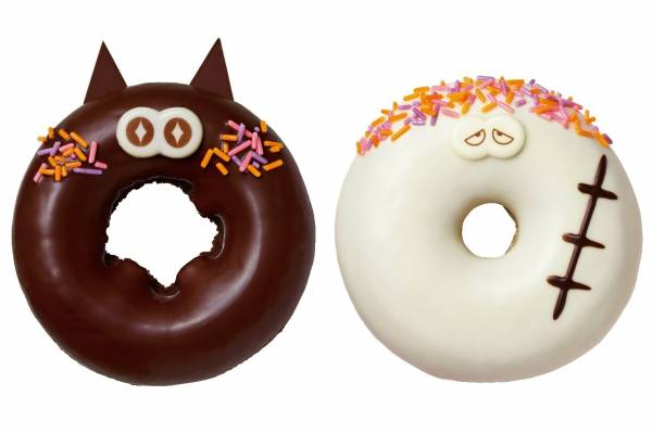 お化けドーナツ♡黒猫★ハロウィン ミスドから“おばけ”のハロウィーン限定ドーナツ、「まっくろチョコねこ