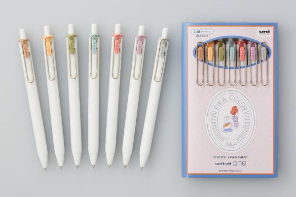20本セット　ユニボールワンF　限定カラー くすみ系カラーの新色ボールペン「ユニボール ワン」“ネモフィラや