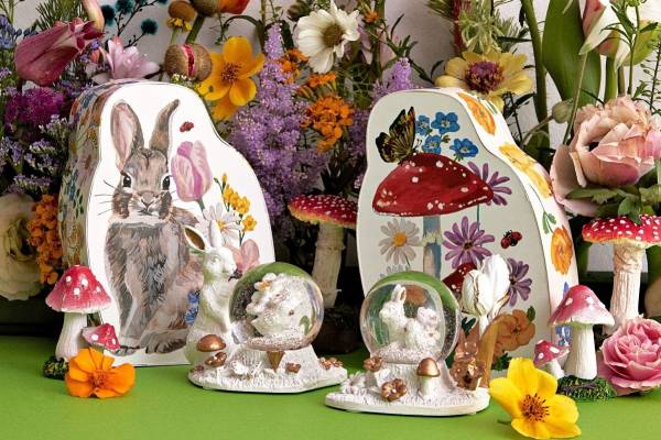 アフタヌーンティー×ナタリー・レテ、華やかな花々＆うさぎのティー