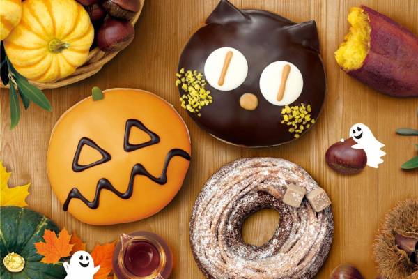 クリスピー・クリーム・ドーナツのハロウィン限定“黒ネコ”ドーナツ
